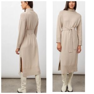 Rails Mila Belted Wool Blend Sweater Dress